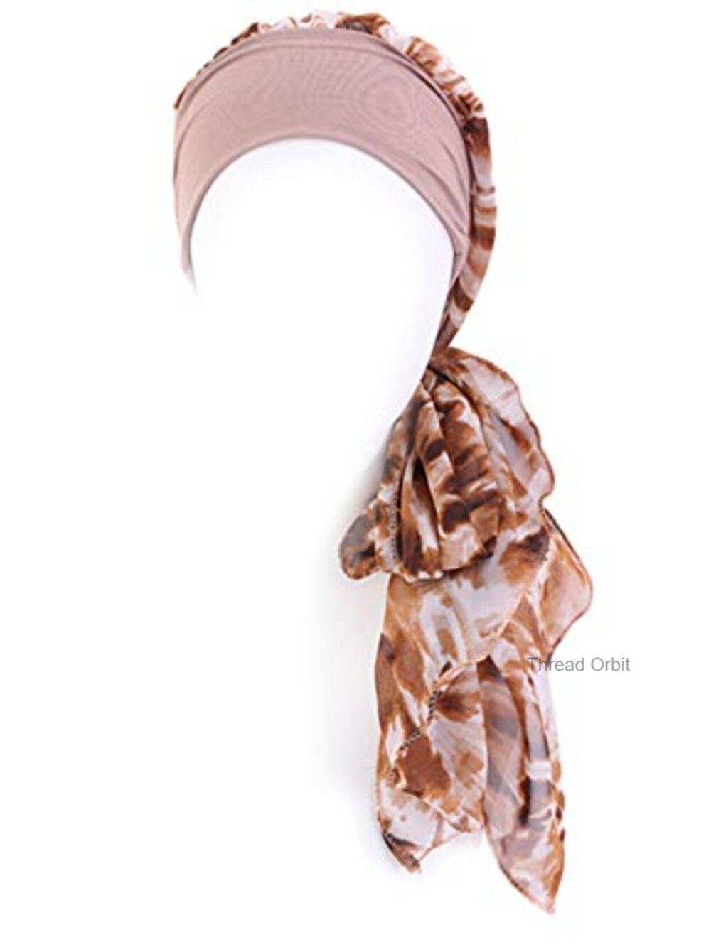 Bamboo Viscose Chiffon Sleep Beanie Head Scarf Wrap Turban for Women